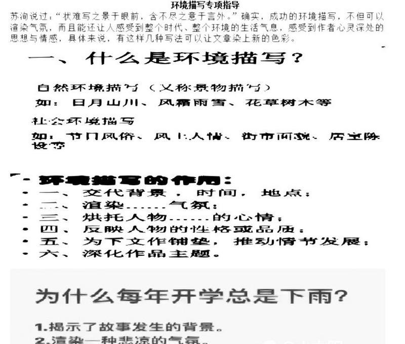 环境的魅力（与自然和睦相处的生活）