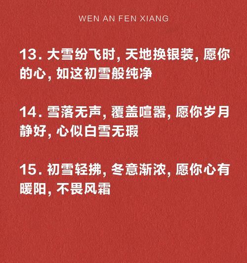 雪花纷飞的那个冬天（我们在雪中寻找美好）