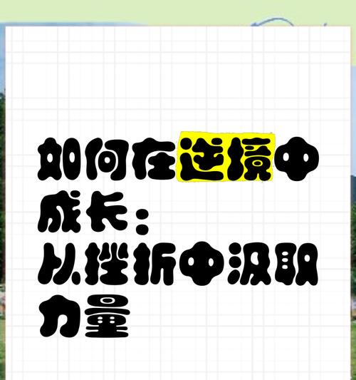 克服挫折的成长之路（勇敢面对，坚持不懈）