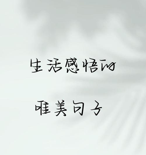 《现实唯美：人生感悟》